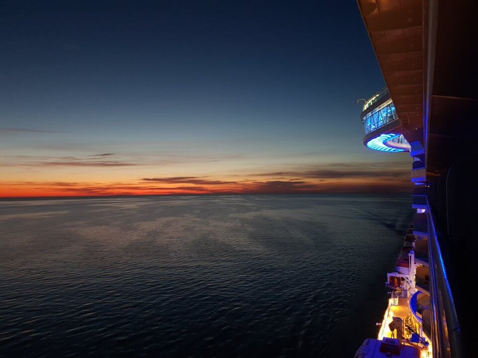 typical day on the Regal Princess ship