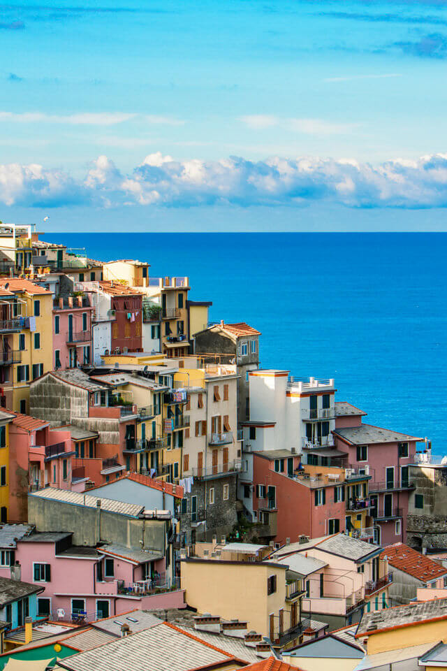 View over the Cinque Terre