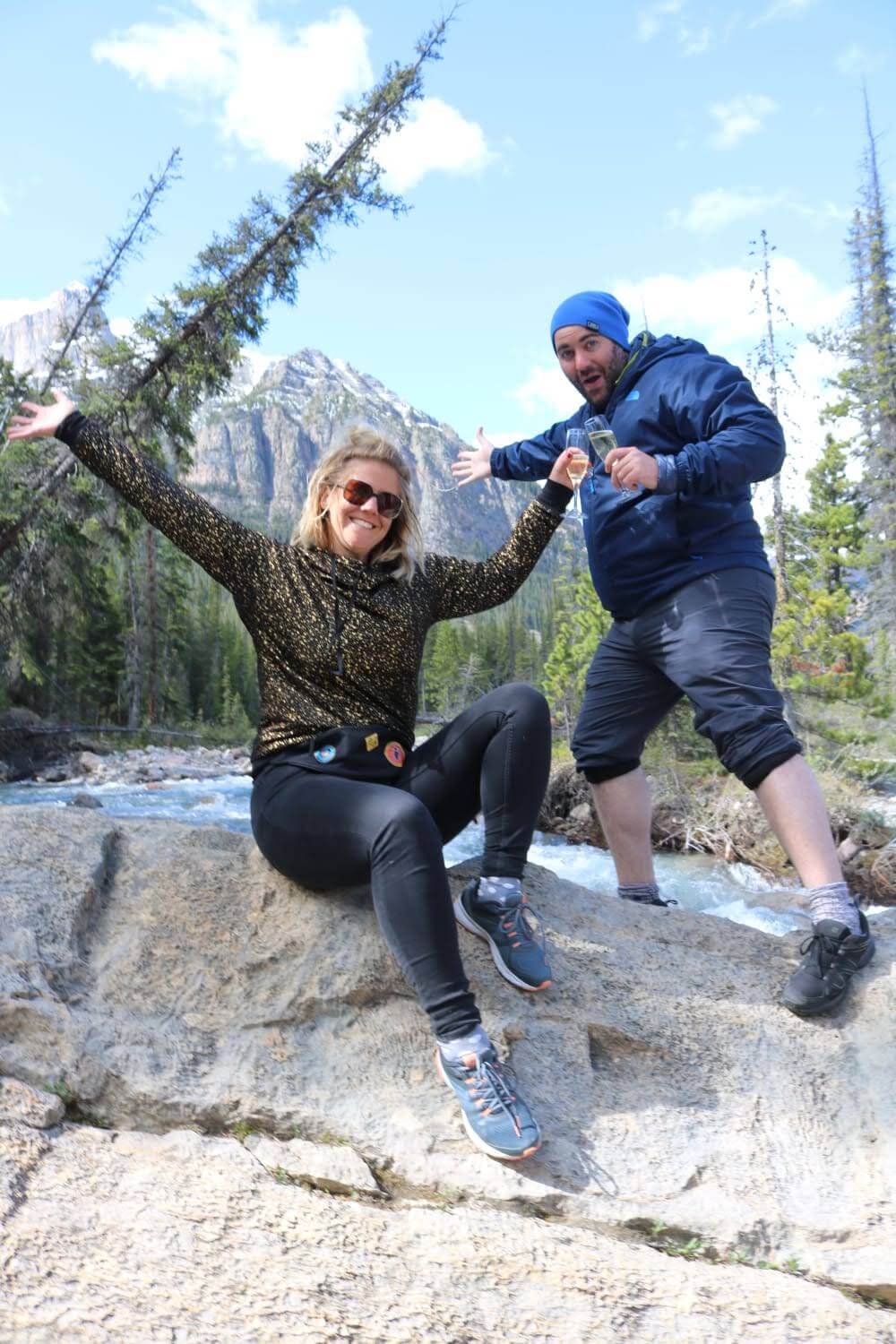 Me and Dave Waterfall - best things to do in Canada