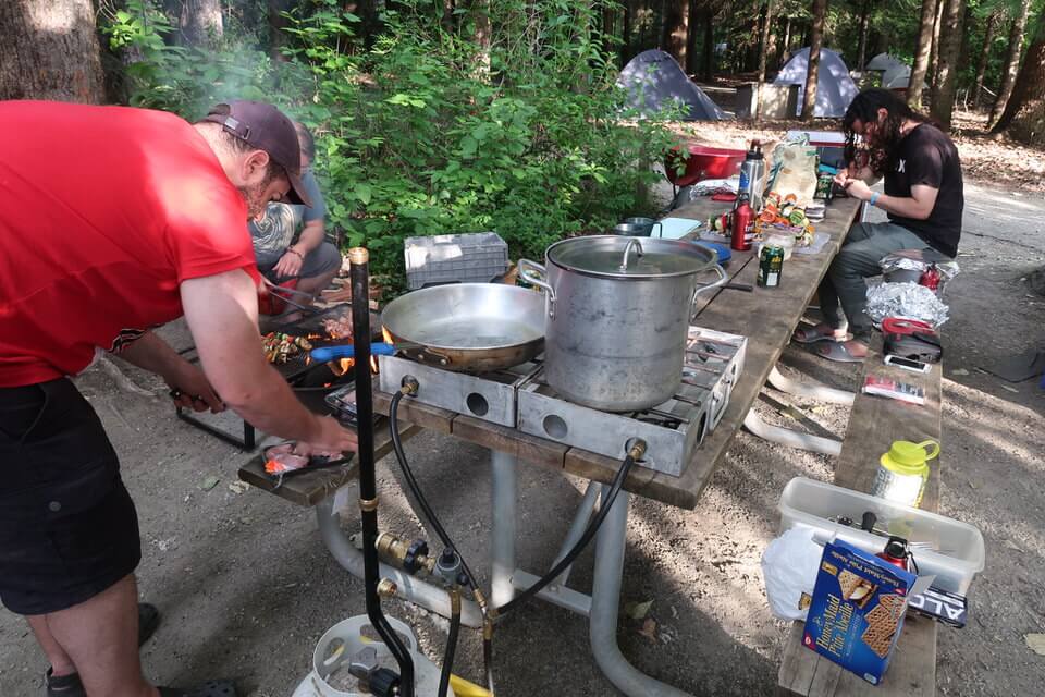 Campsite in Whistler