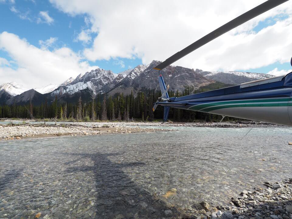 Canada helicopter ride 