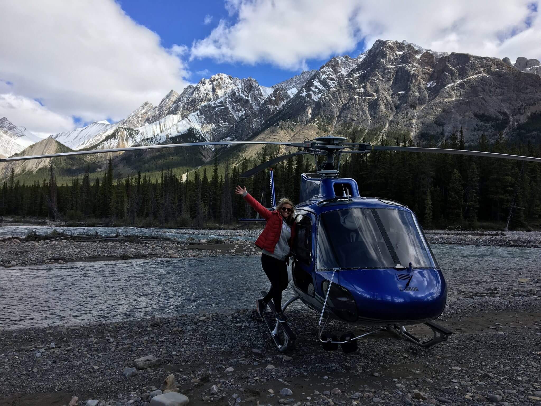 Helicopter ride bucket list canada