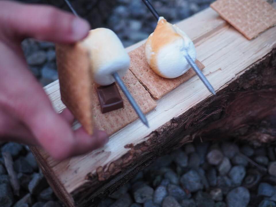 Eating Smores Canada