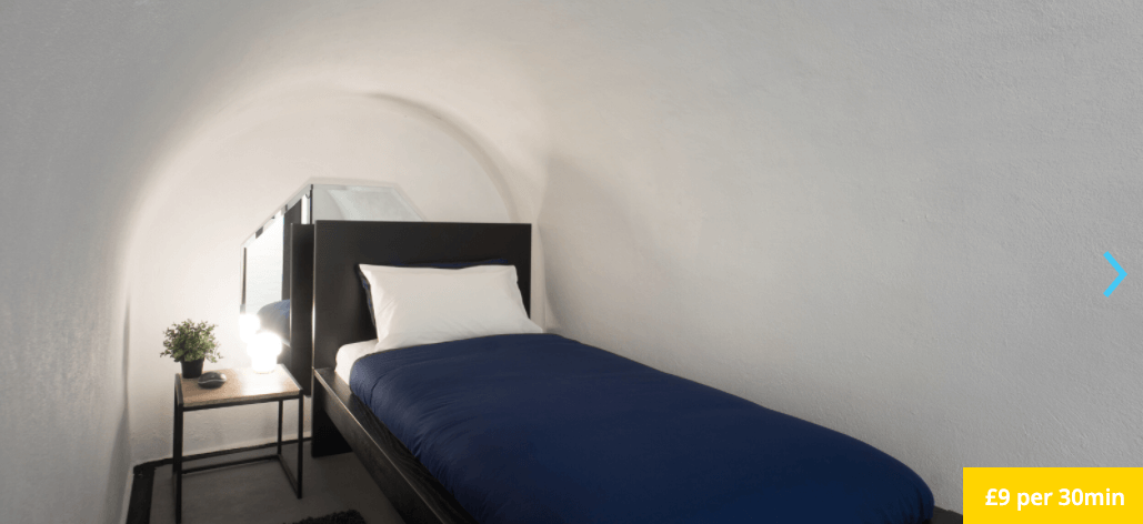 capsule hotels in london