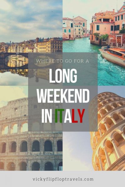 where to go italy weekend