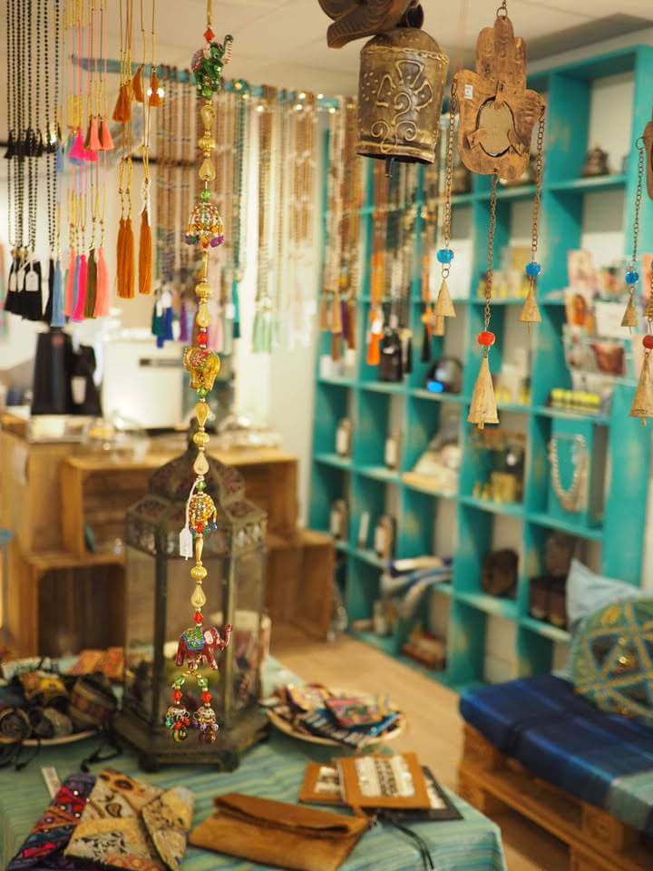 Inside the Namaste Cafe in the Hague