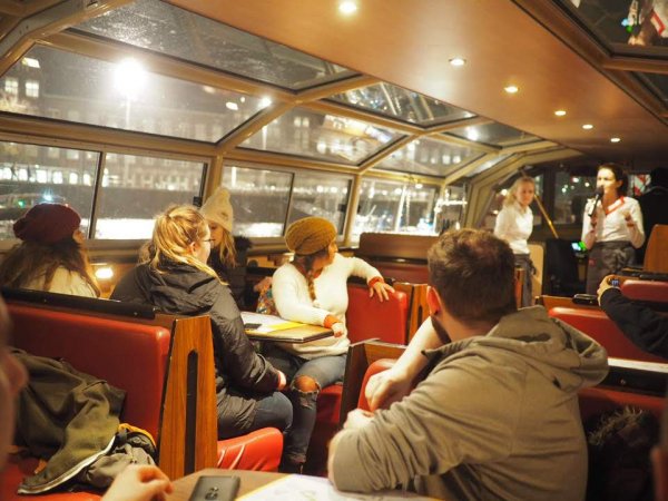 Canal cruise in Amsterdam