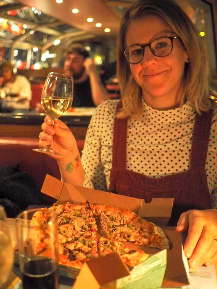 Pizza cruise in Amsterdam