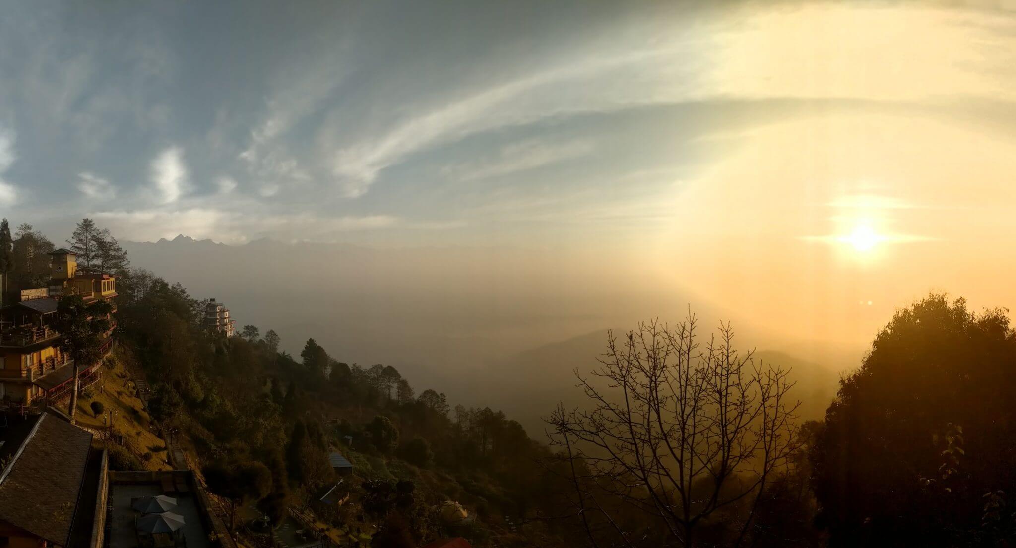 Sunrise in Nagarkot