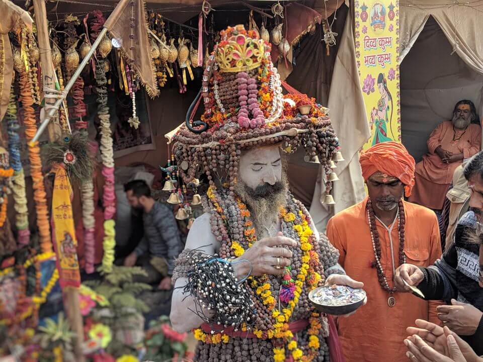 Sadhus at the Kumbh Mela