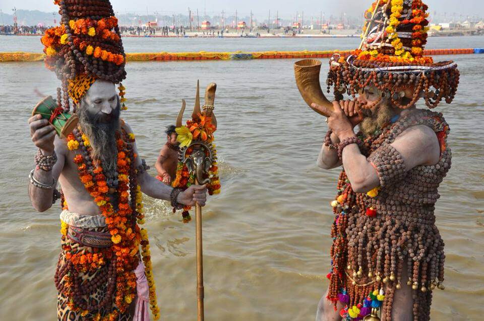 Bathing at the Kumbh Mela