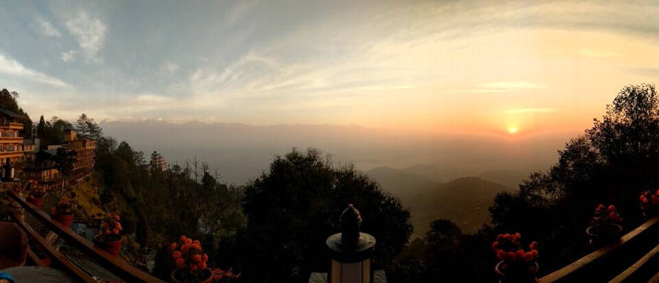 Sunrise in Nagarkot Nepal