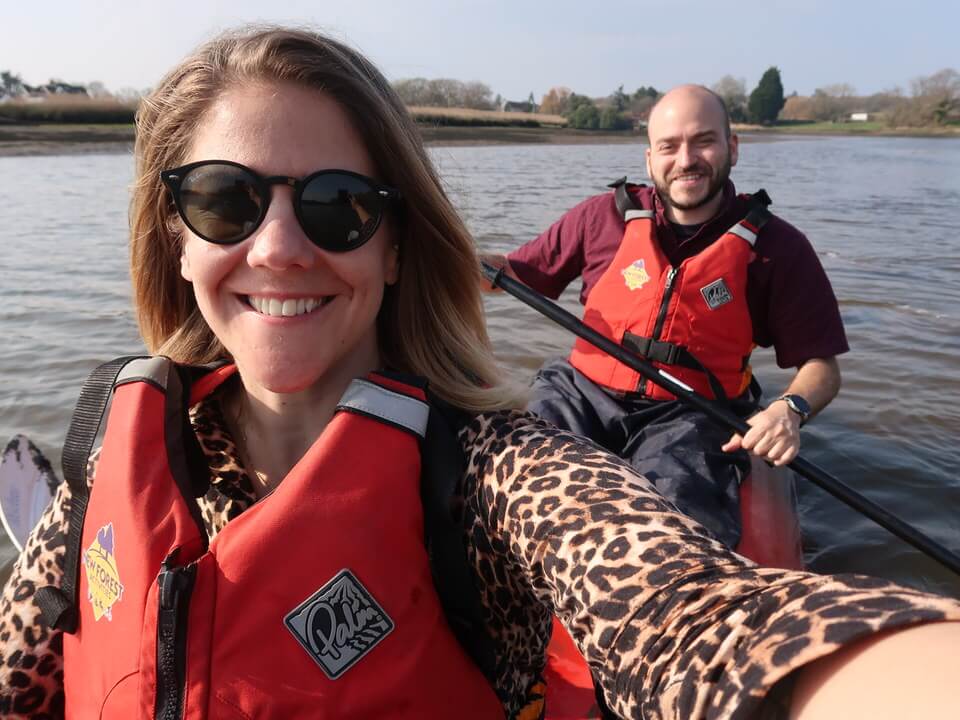 Kayaking on the Beaulieu River