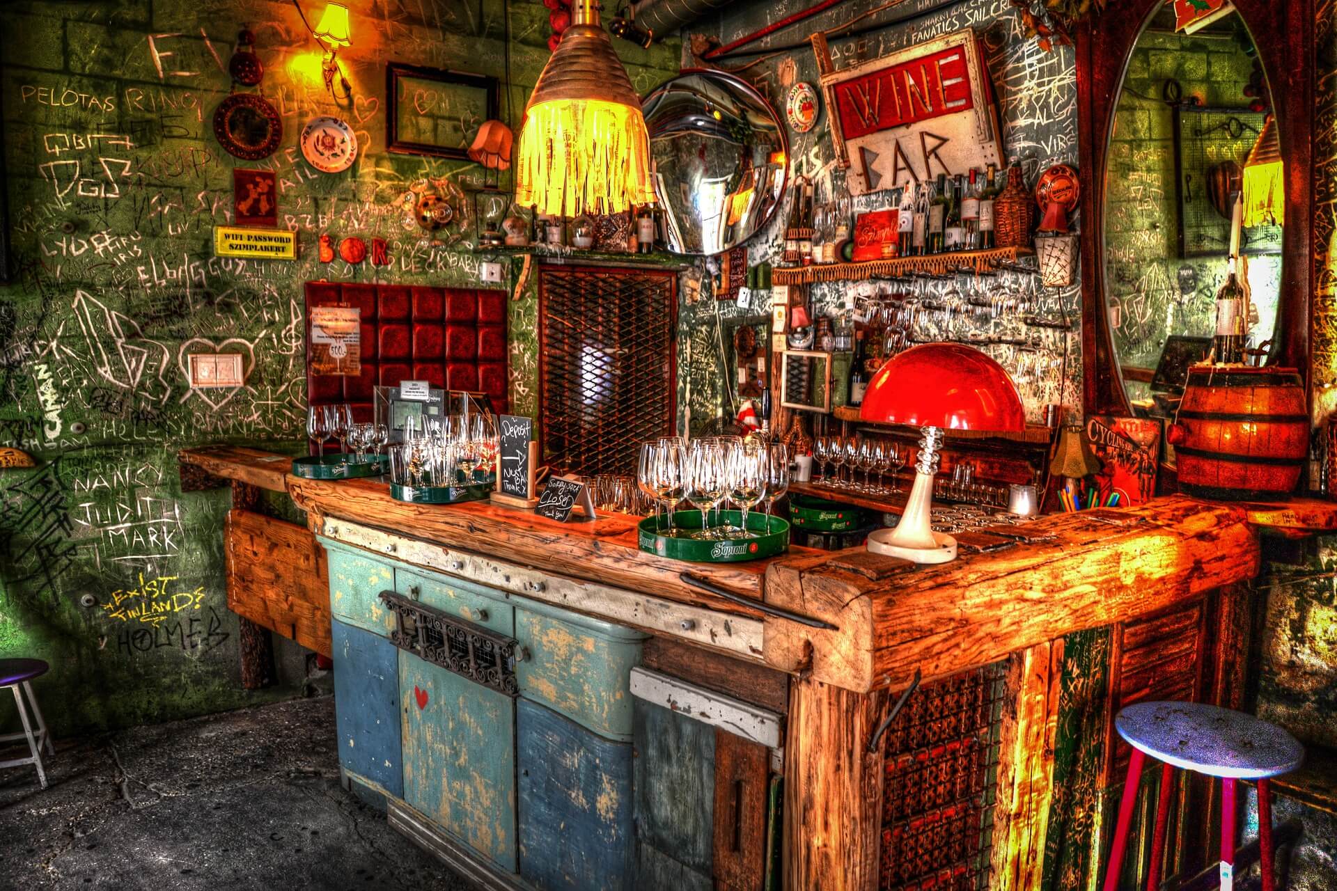 Ruin bars in Budapest