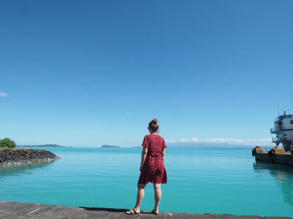 Standing at the port waiting on Samoa