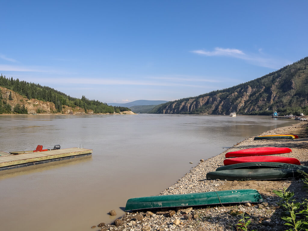 West Dawson over the water