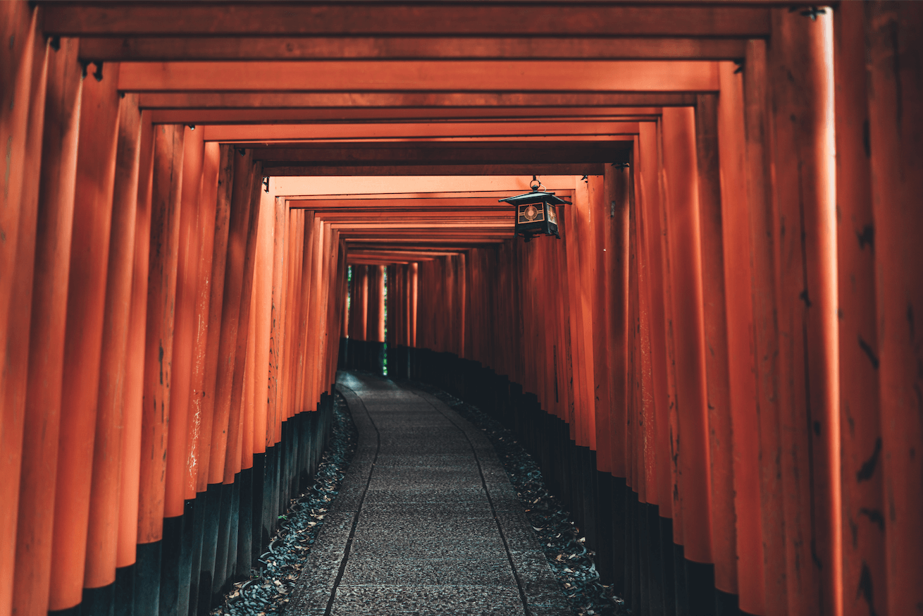 shrine in kyoto