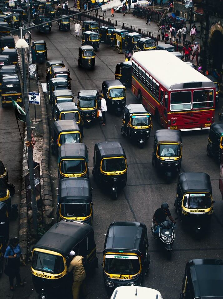 Traffic in Mumbai
