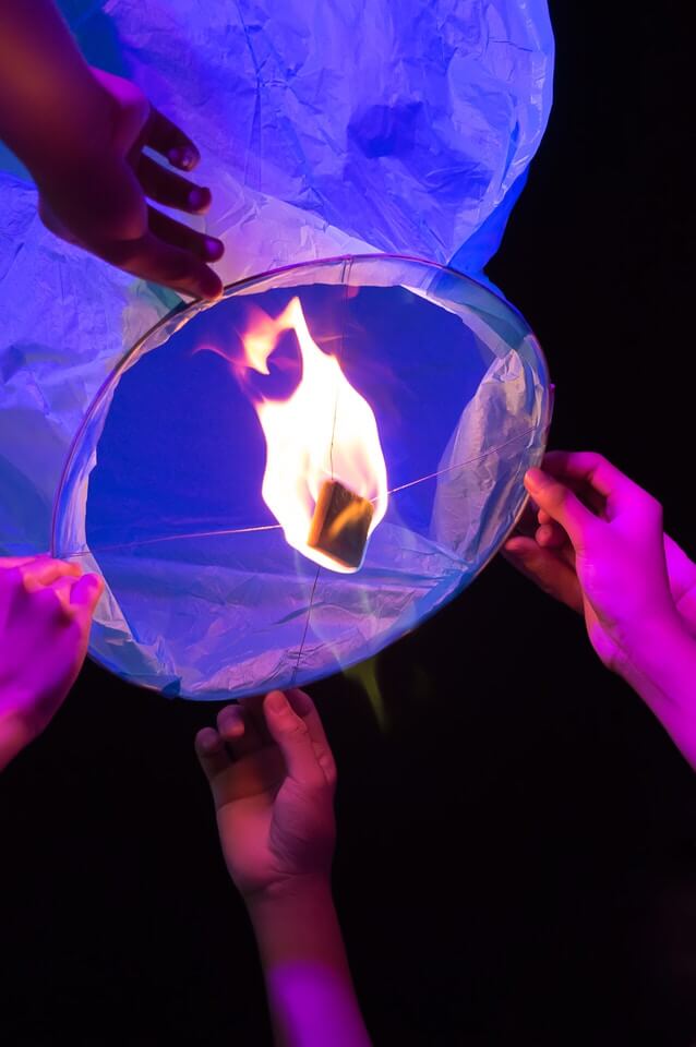 sky lantern festival china 