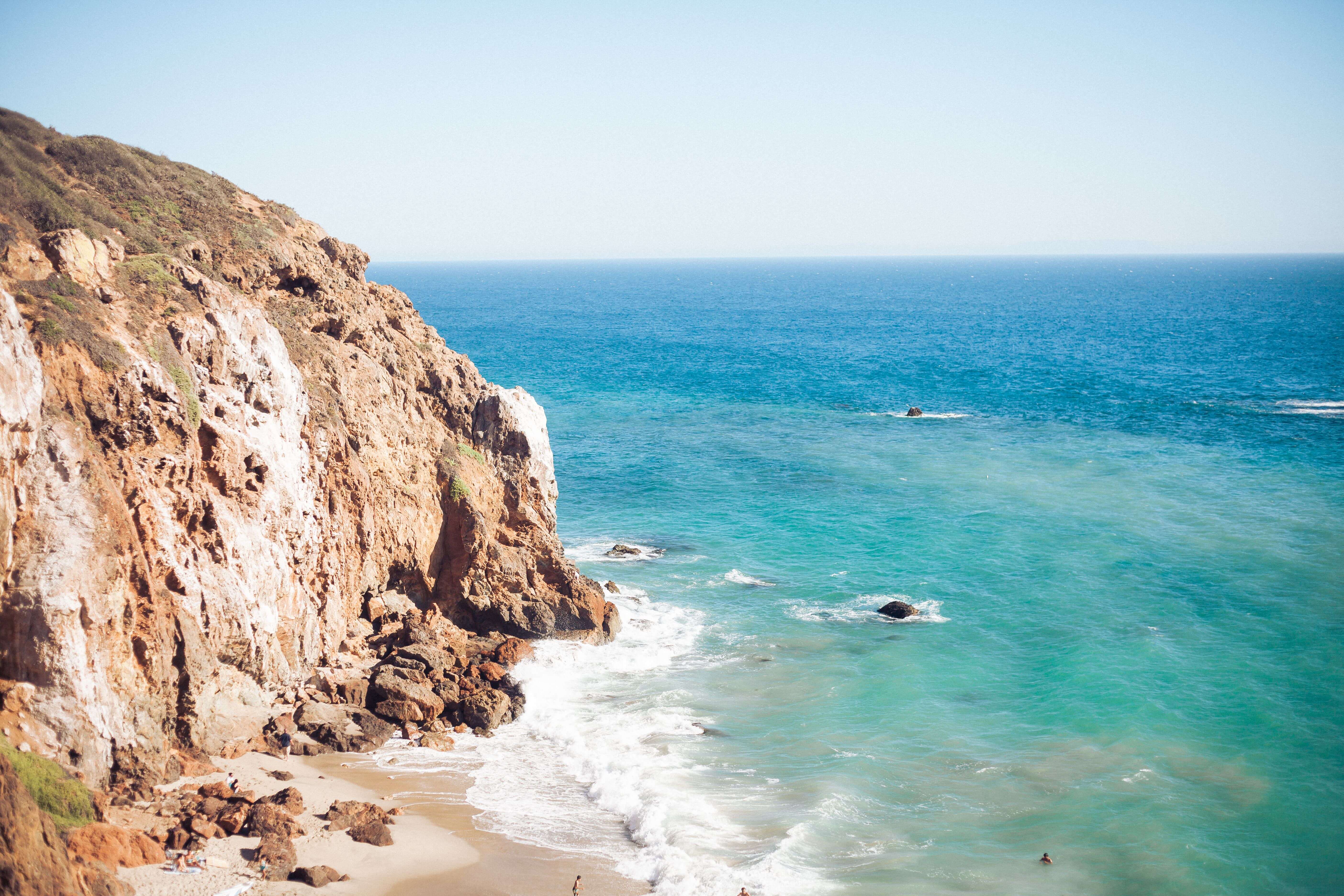 exploring malibu on a road trip