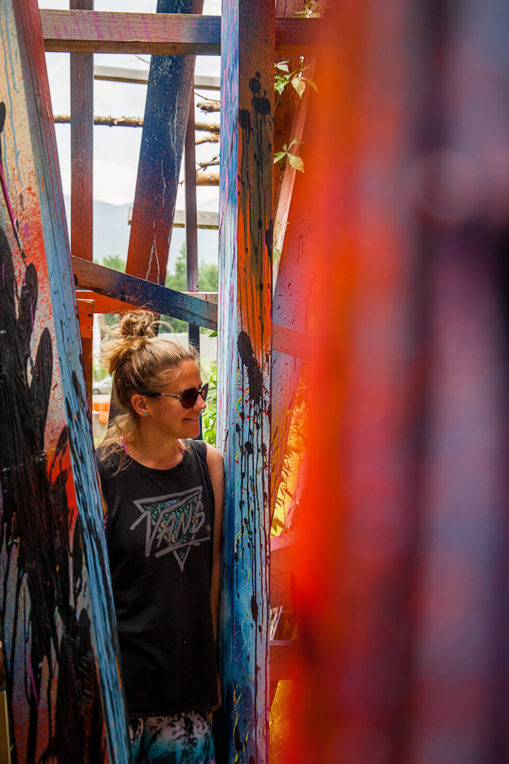 Me as a travel blogger