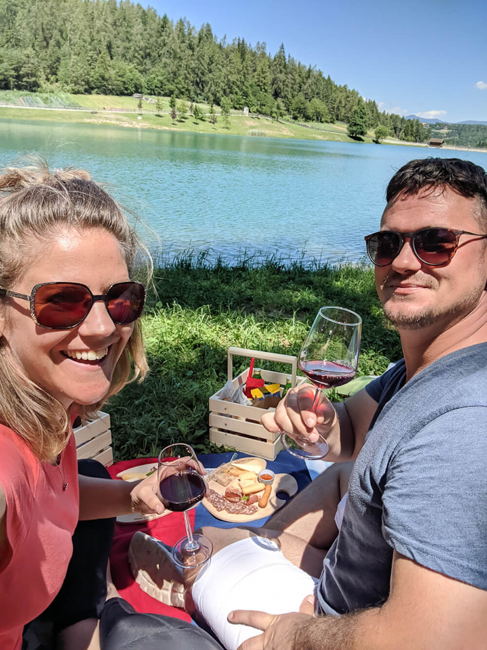 picnic on the lake trentino
