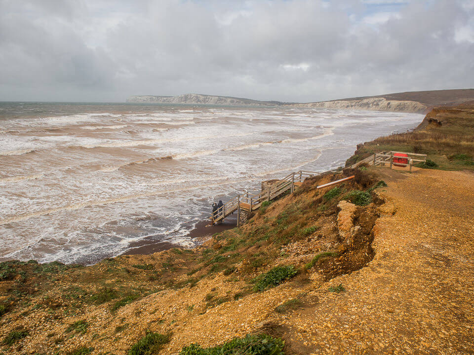 Isle of wight beach compton bay