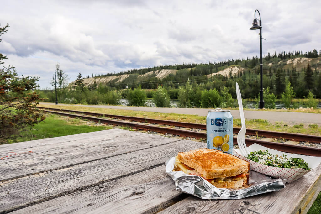 cheese toastie on the millennium trail
