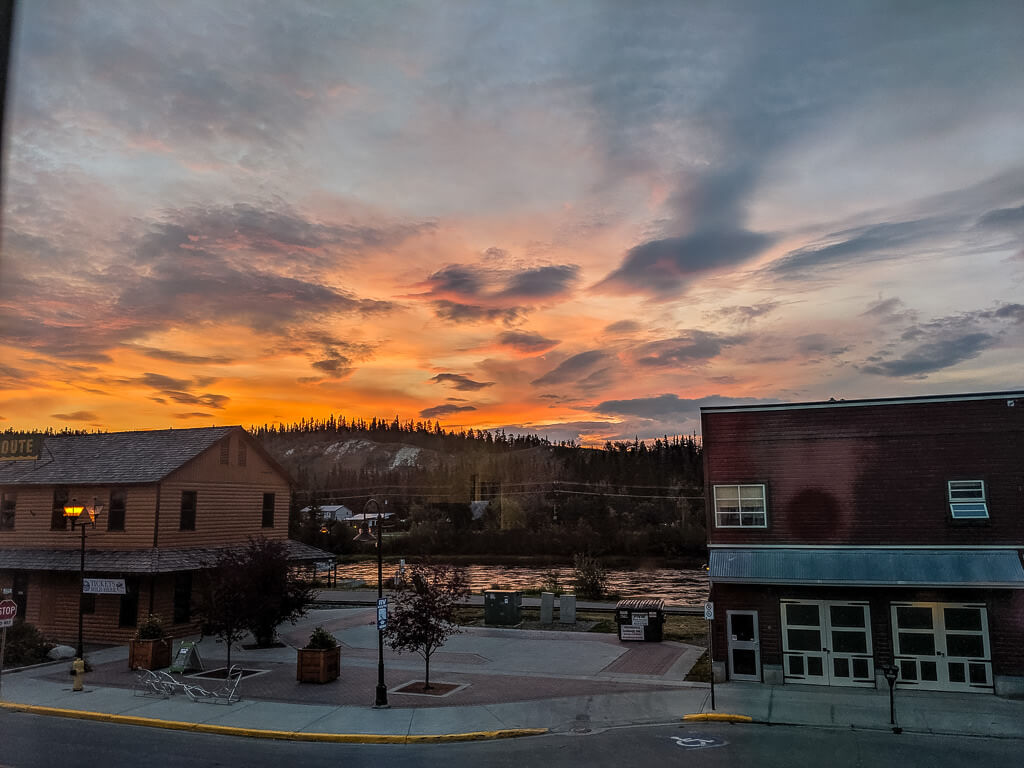 midnight sun in whitehorse