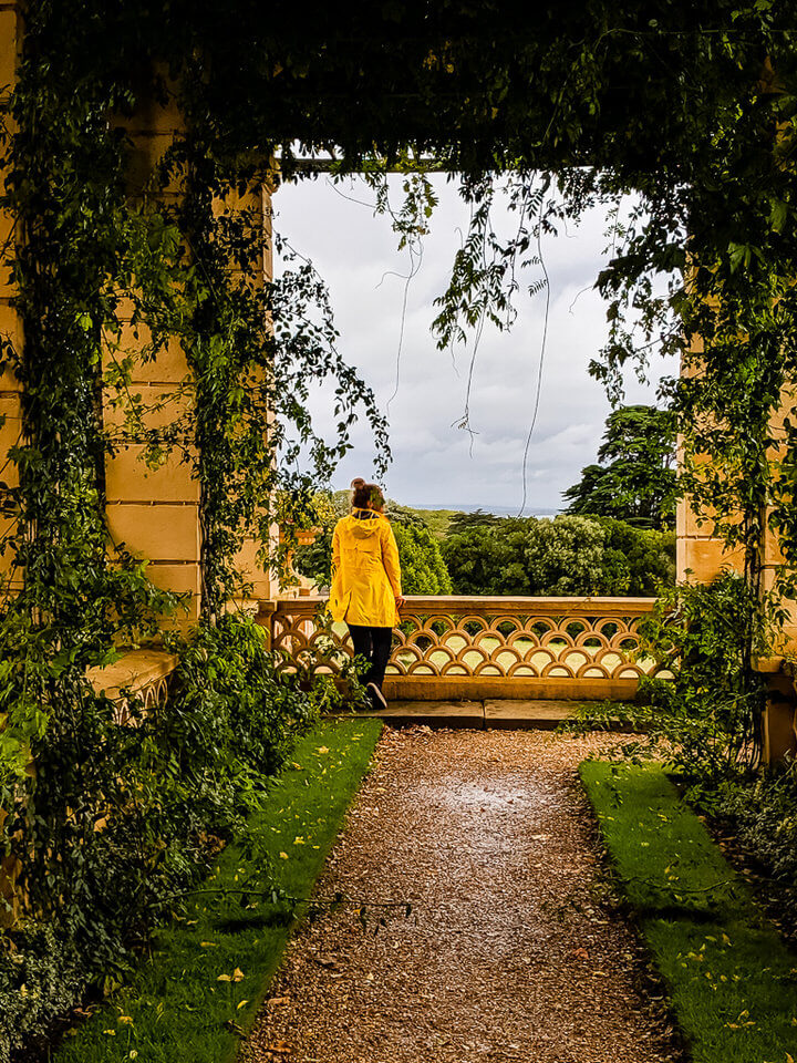 the gardens of Osborne House