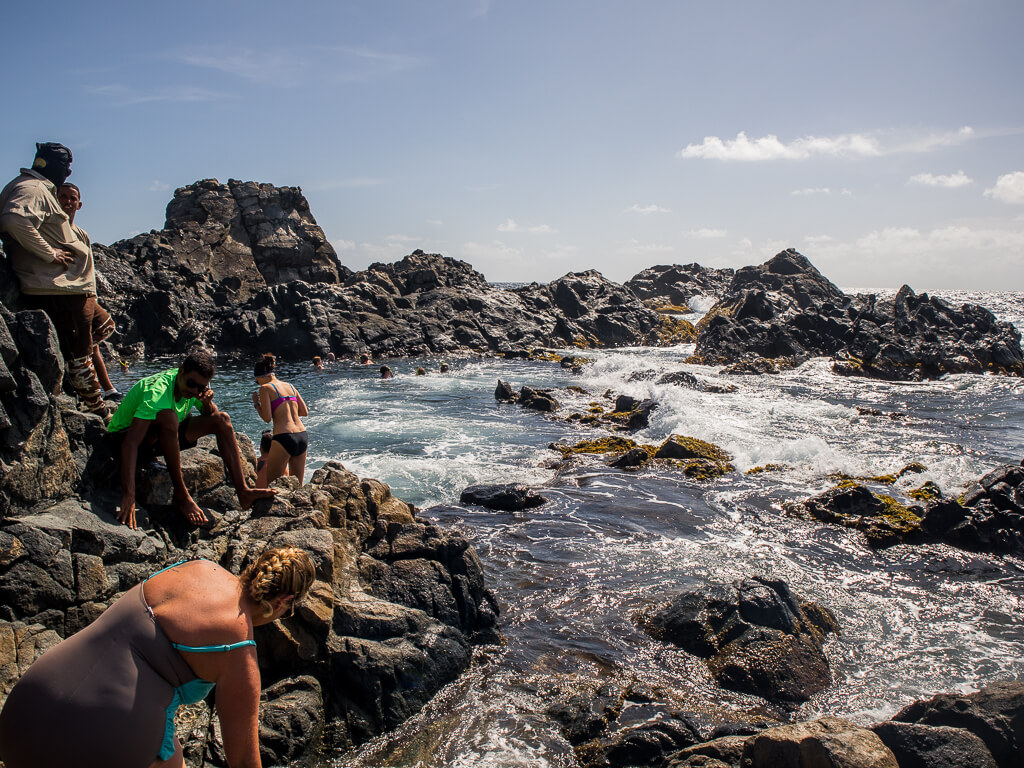 Natural pool in Aruba