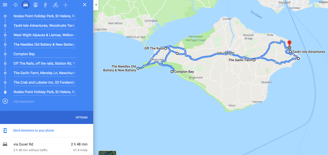 weekend on the isle of wight