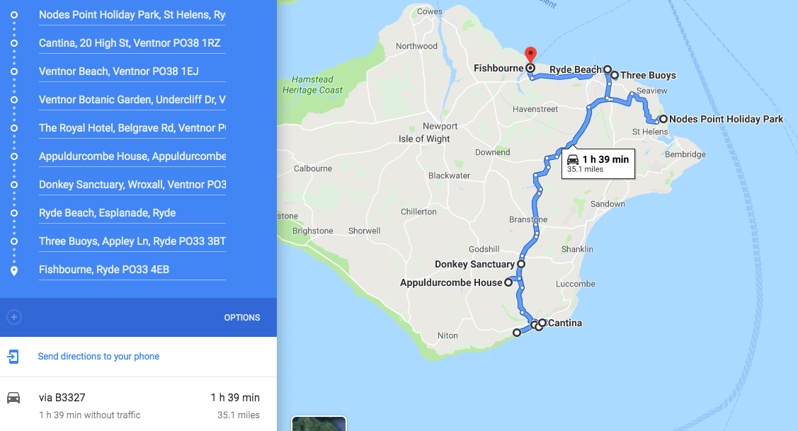 isle of wight itinerary 
