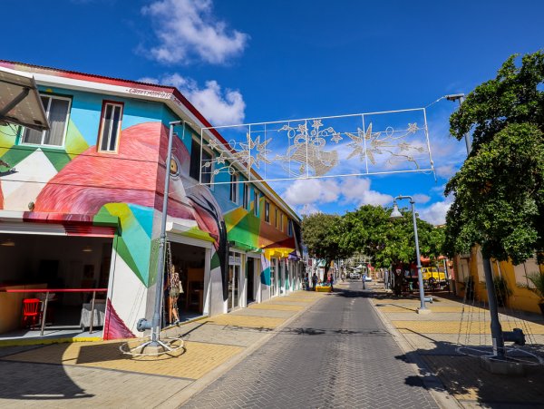 Street art in San Nicolas in Aruba