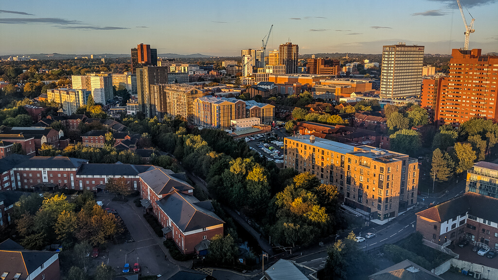 View from my Hotel Indigo bedroom