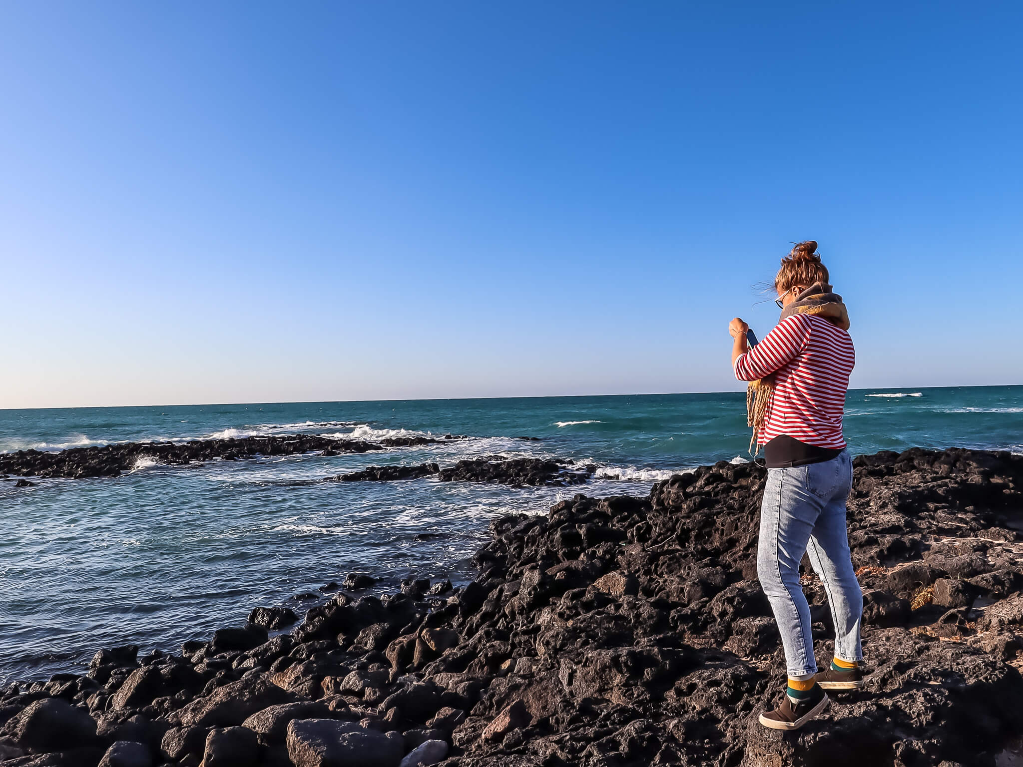 VickyFlipFlop on the beach in Jeju
