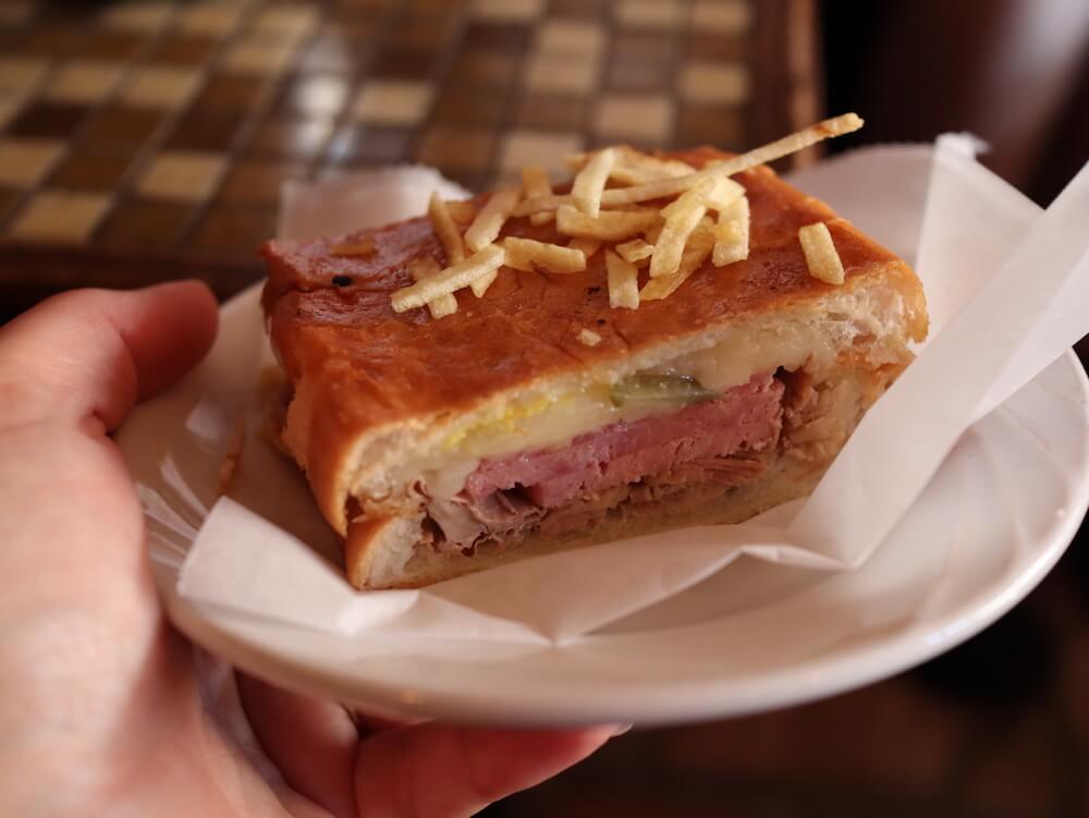 Cubano sandwich Little Havana food tour