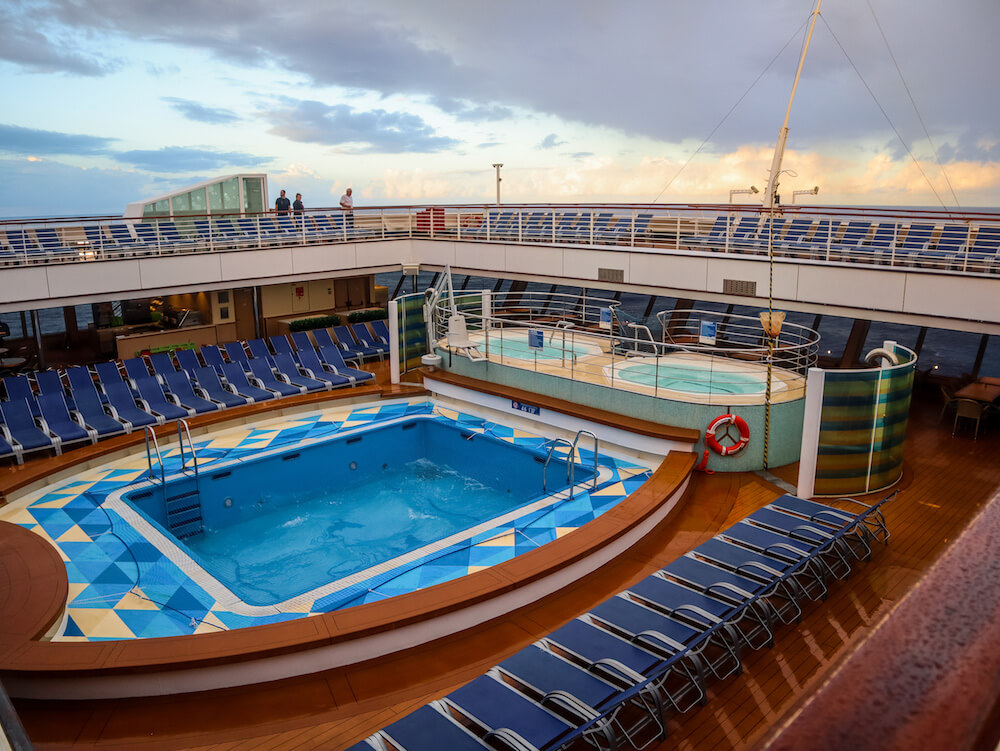 On board the Carnival Sunrise
