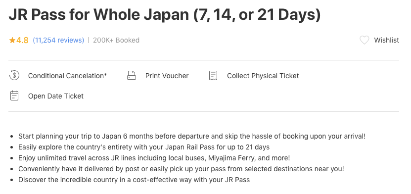 Rail Pass for Japan