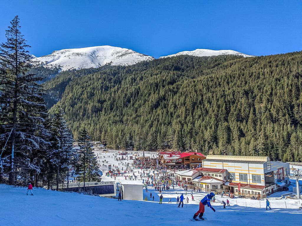 skiing in bansko