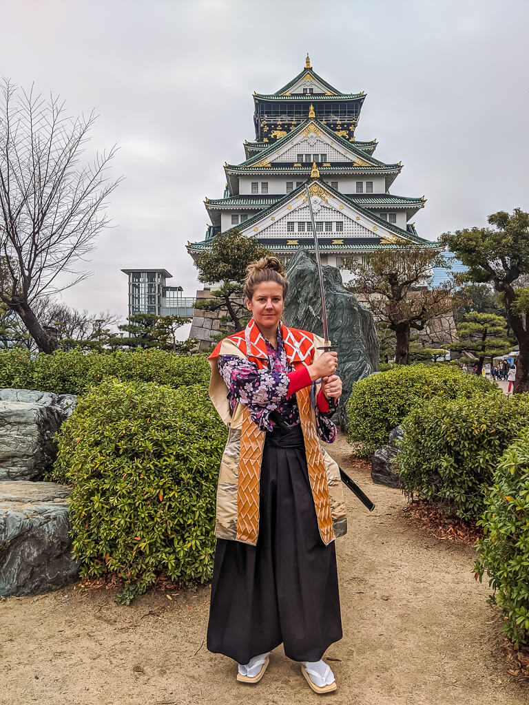 Osaka Castle in Osaka