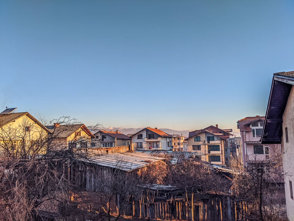 morning in bansko