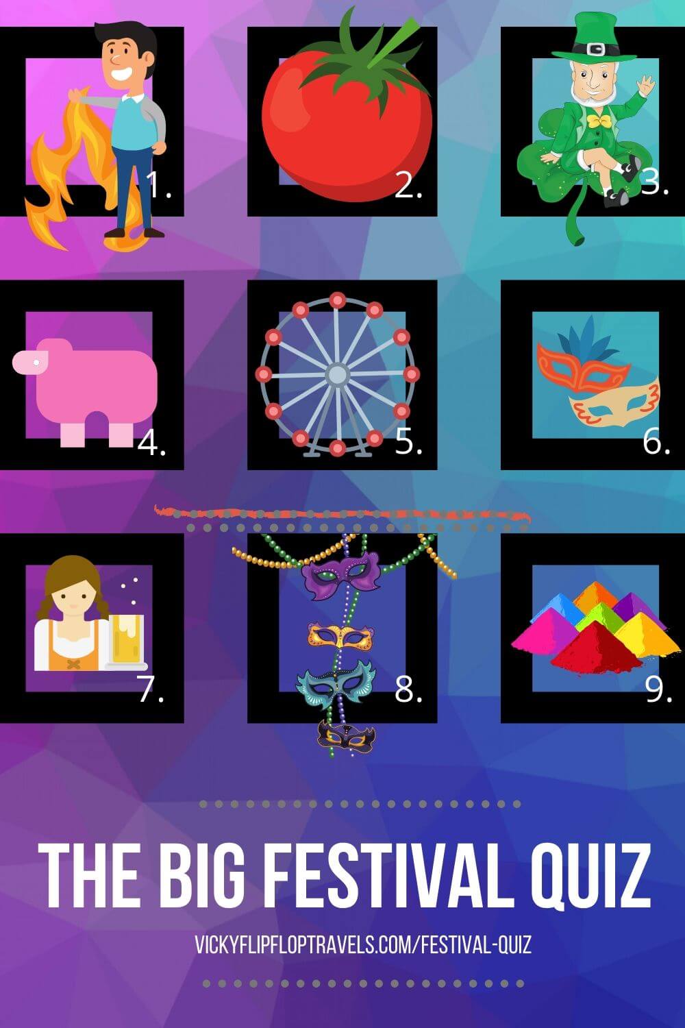 QUIZ ABOUT FESTIVALS