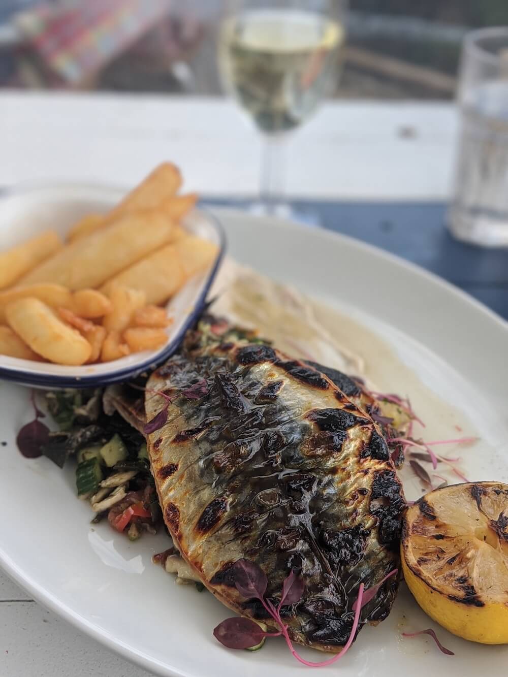 Food at the Hive Restaurant