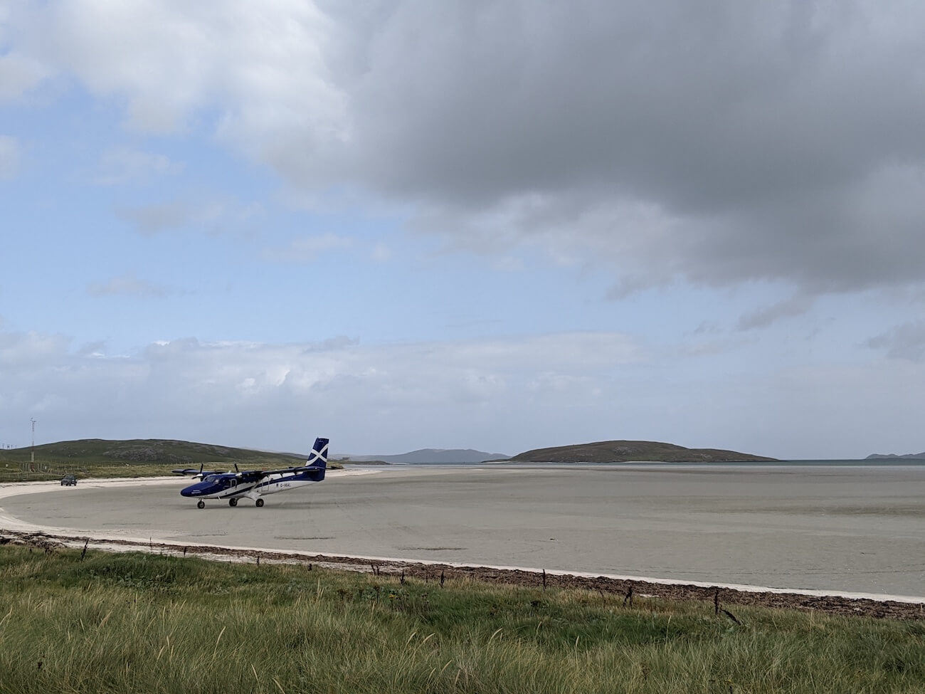 Barra plane landing