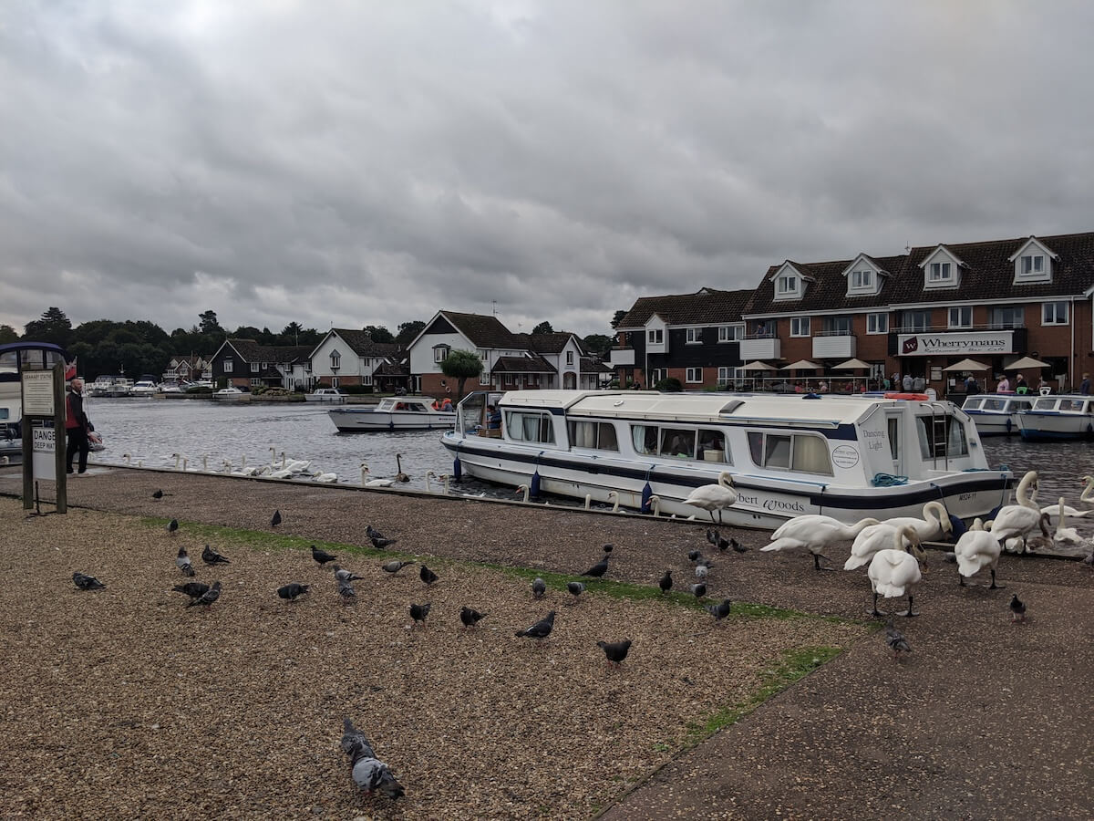 boats in the Norfolk Broads