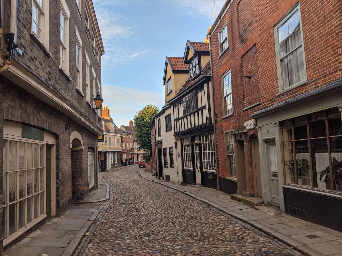 Elm Hill in Norwich