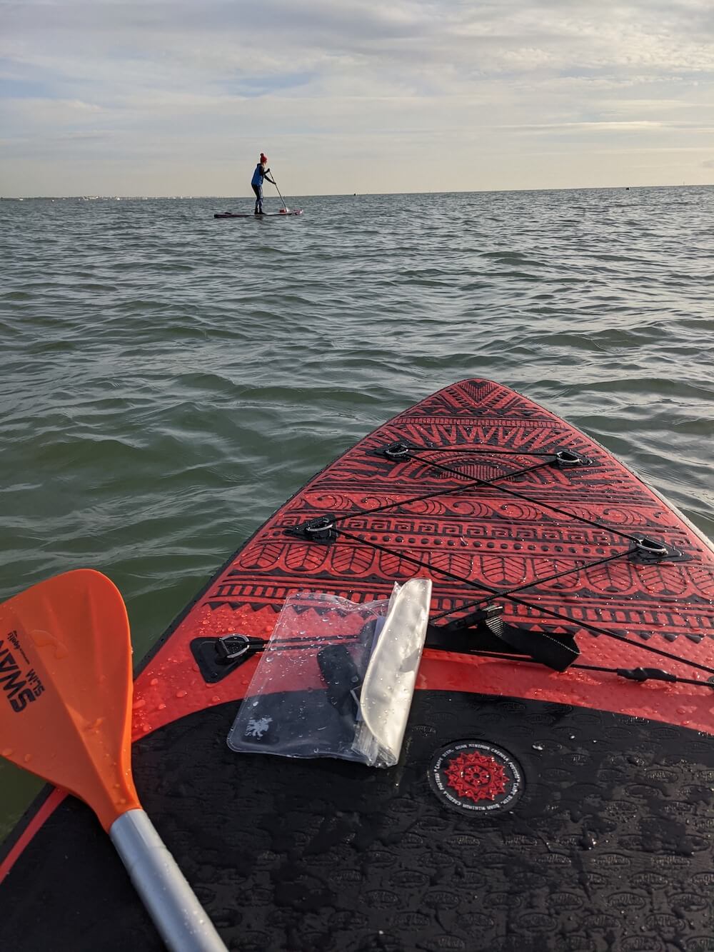 Going paddleboarding in winter