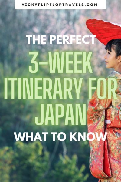 japan itinerary 3 weeks