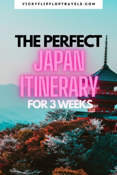 japan itinerary 3 weeks